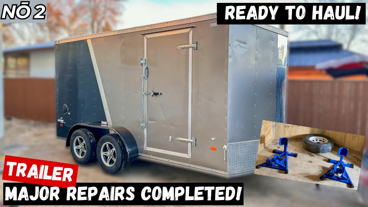 Rebuilding A Salvage Enclosed Trailer - Part 2