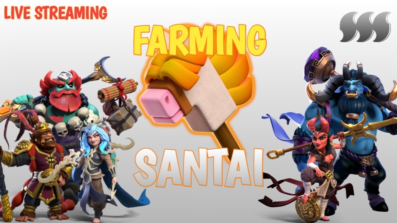 LIVE!!!  Udah mau ramadahan aja nih [FARMING] #clashofclans #shorts #supercell