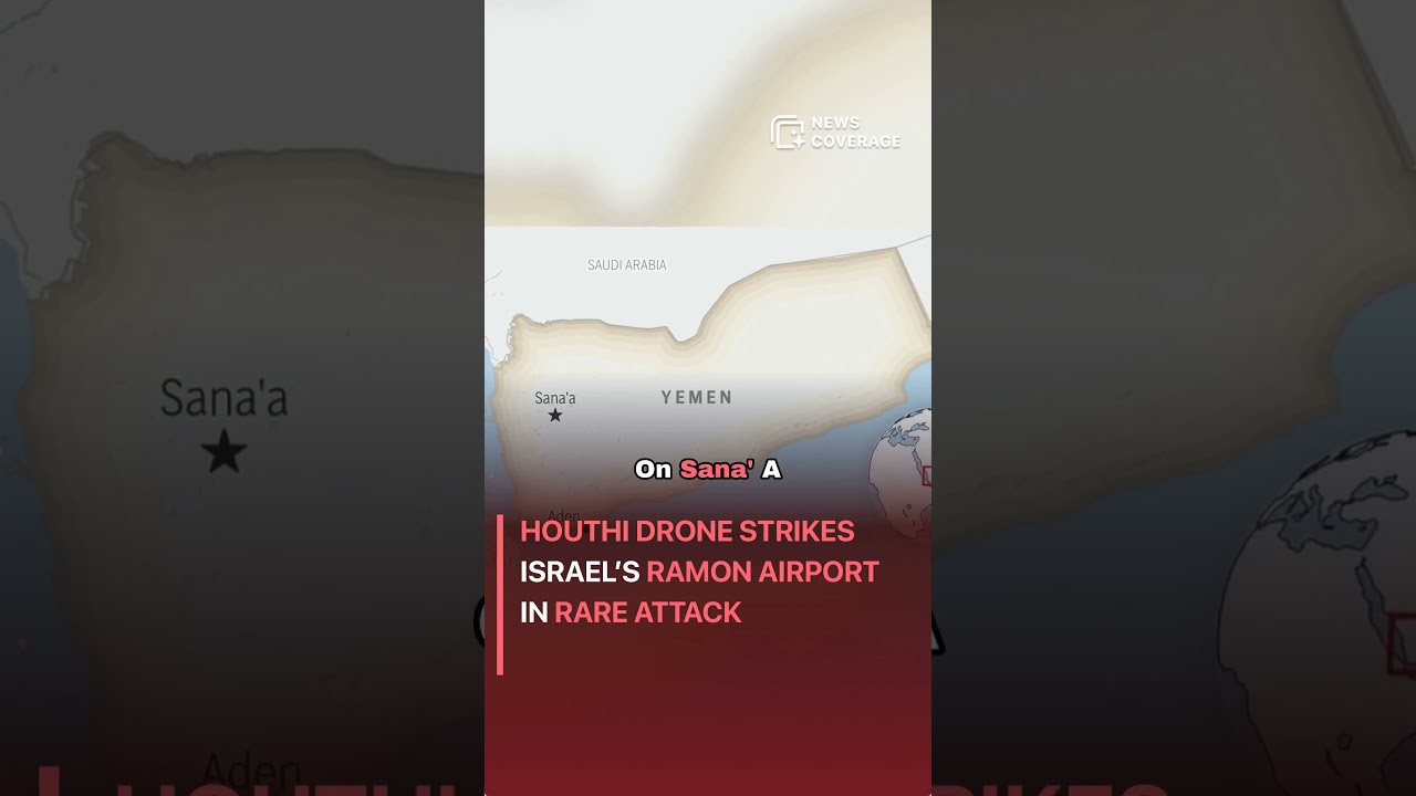 Breaking News: Houthi Drone Strikes Israel&rsquo;s Ramon Airport in Rare Attack #military #war