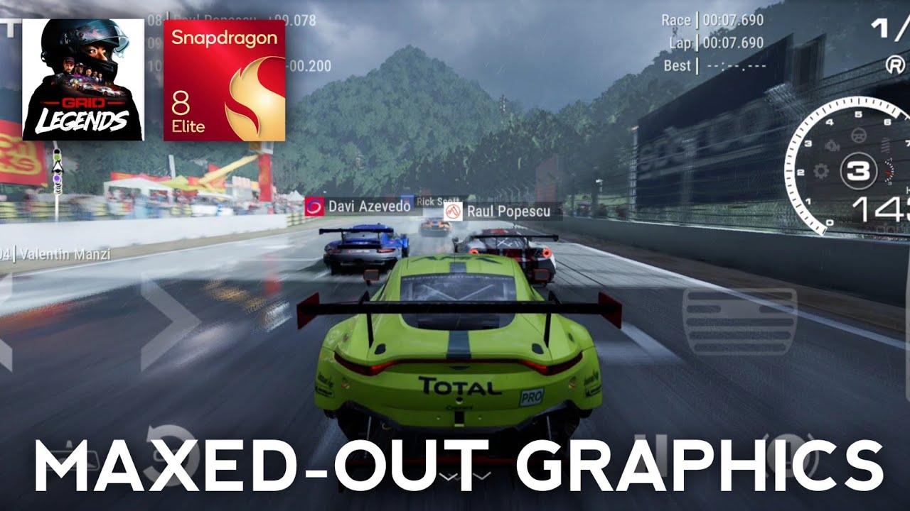 GRID Legends Mobile | Maxed-Out Graphics w/ Snapdragon 8 Elite (PC/Console-Level Visuals)