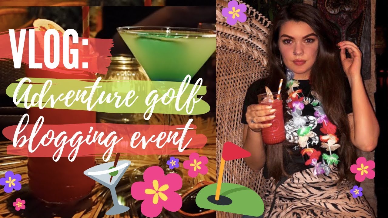 VLOG: COCKTAIL TASTING & LOST CITY ADVENTURE GOLF! | Carrie Pendle