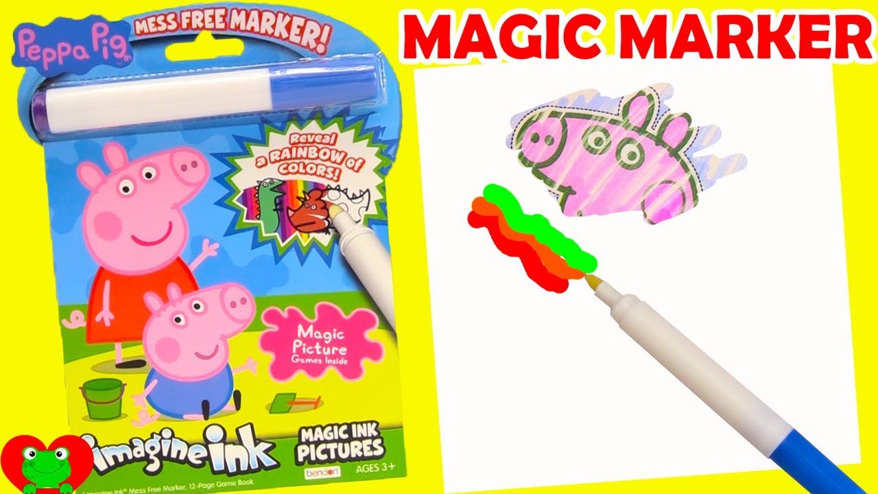 Peppa Pig Coloring Games Imagine Ink Magic Marker