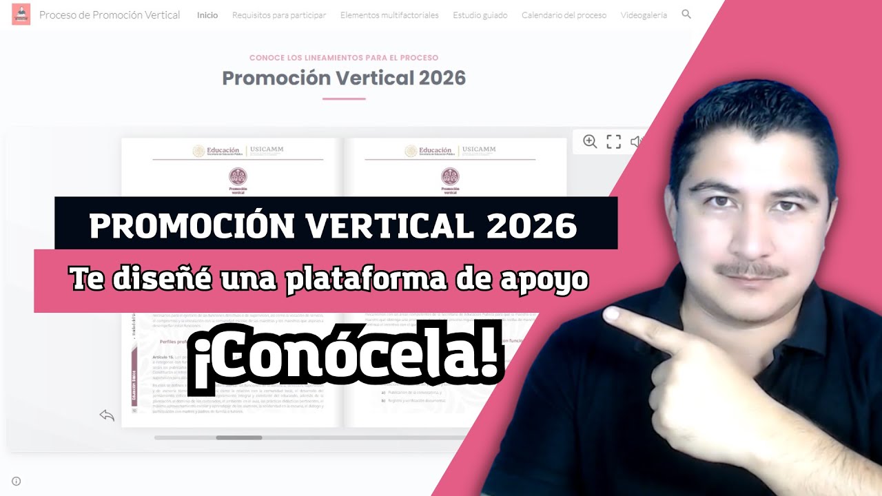 &iquest;Listo para tu ascenso? Dise&ntilde;&eacute; una plataforma para apoyarte en tu proceso de Promoci&oacute;n Vertical 2026