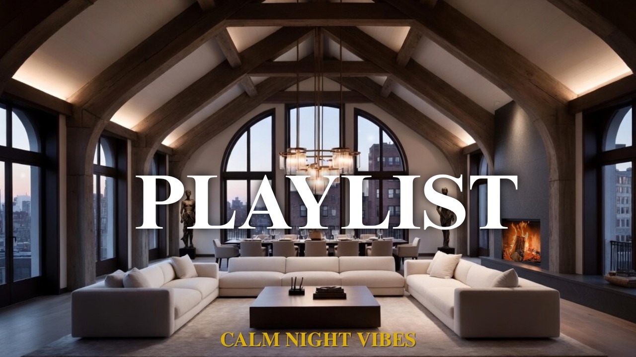 Cozy 2AM R&B Mix — Late Night Study Music & Fireplace Vibes
