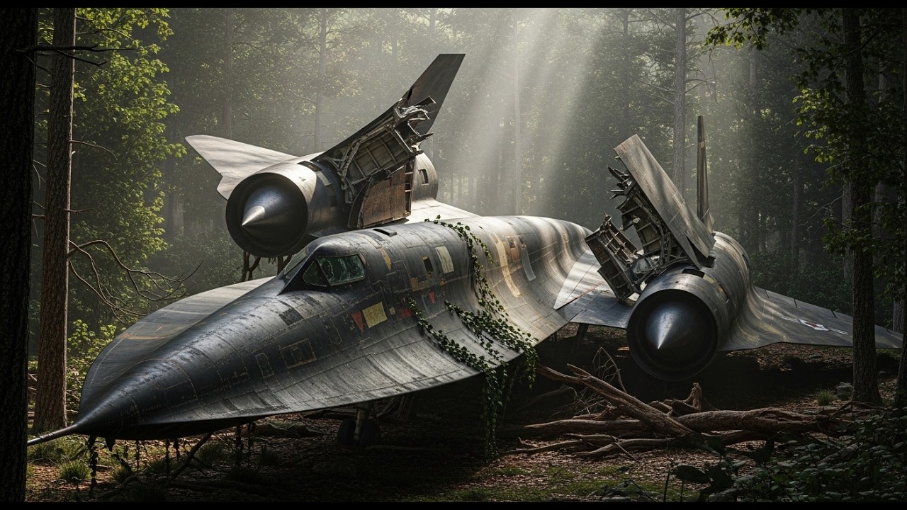 Abandoned SR 71 Blackbird Discovered Rusting in the Forest  Full Restoration