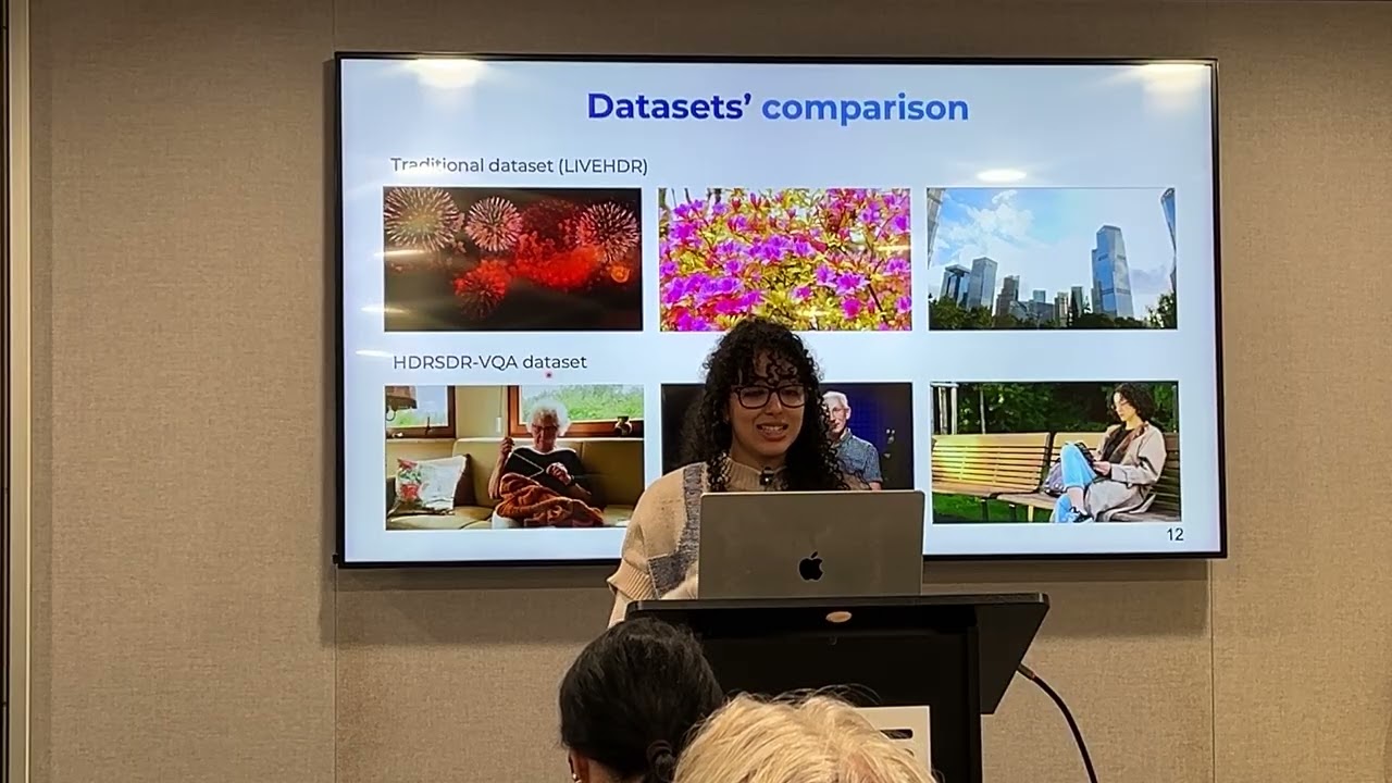 BMVA Symposium on Media Quality - Dounia Hammou - ColorVideoVDP ML Visual Difference Predictor with