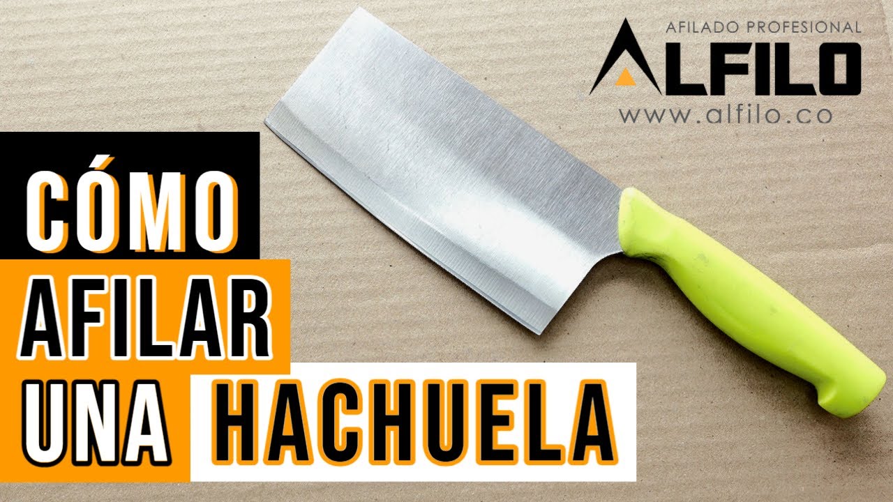 CÓMO AFILAR UNA HACHUELA DE COCINA | Aprende a Restaurarla y Obten el Filo Perfecto!
