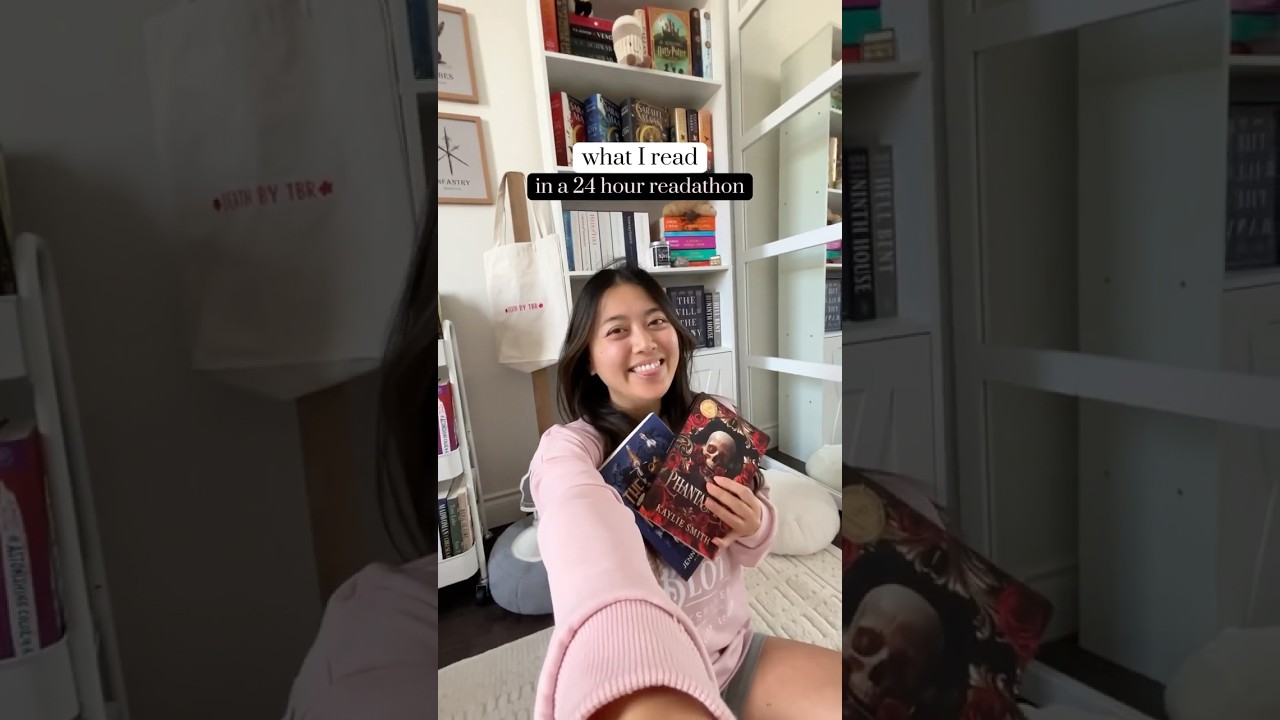 24 hours of reading (and being cozy). Full reading vlog on my channel 💕📚 #readathon #readingvlog