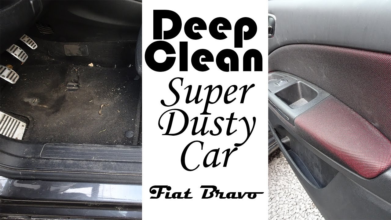 Deep Cleaning a SUPER Dusty Car | Satisfying Interior Car Detailing - Fiat Bravo