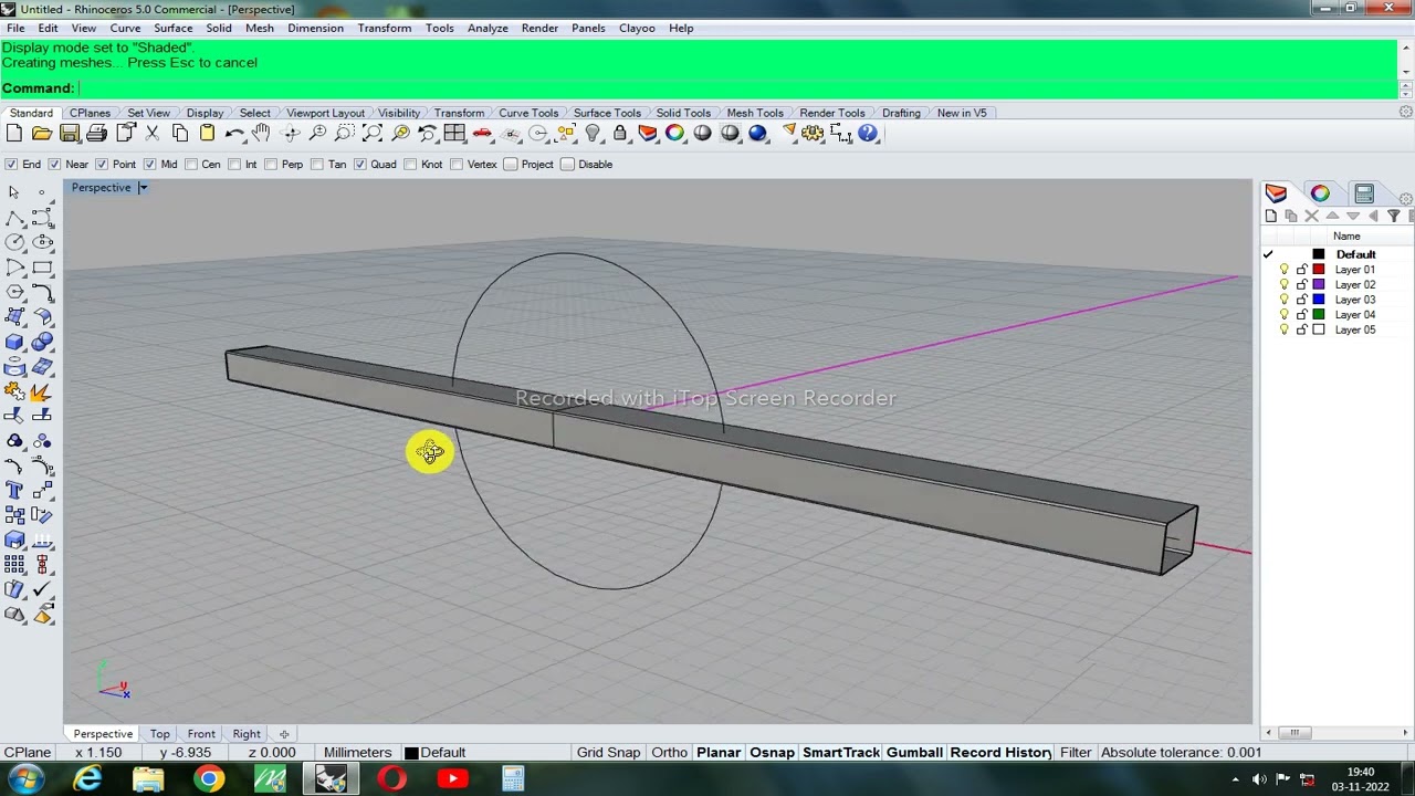 how to make ring in rhino (twist ring )