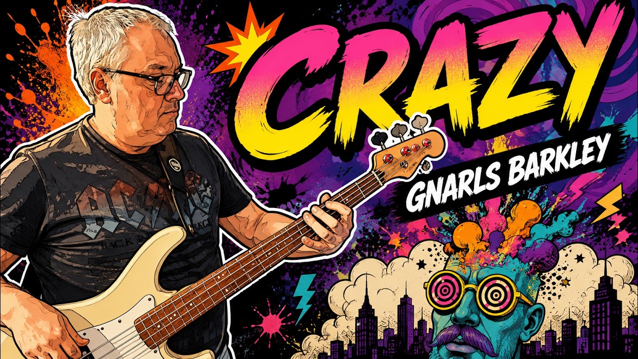 Crazy by Gnarls Barkley (Bass Cover)