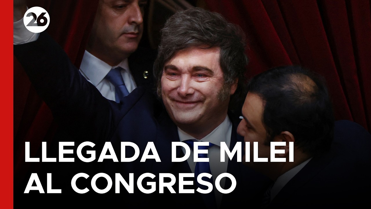 🇦🇷 EN VIVO - ARGENTINA | Así llegó el Presidente Javier Milei al Congreso de la Nación