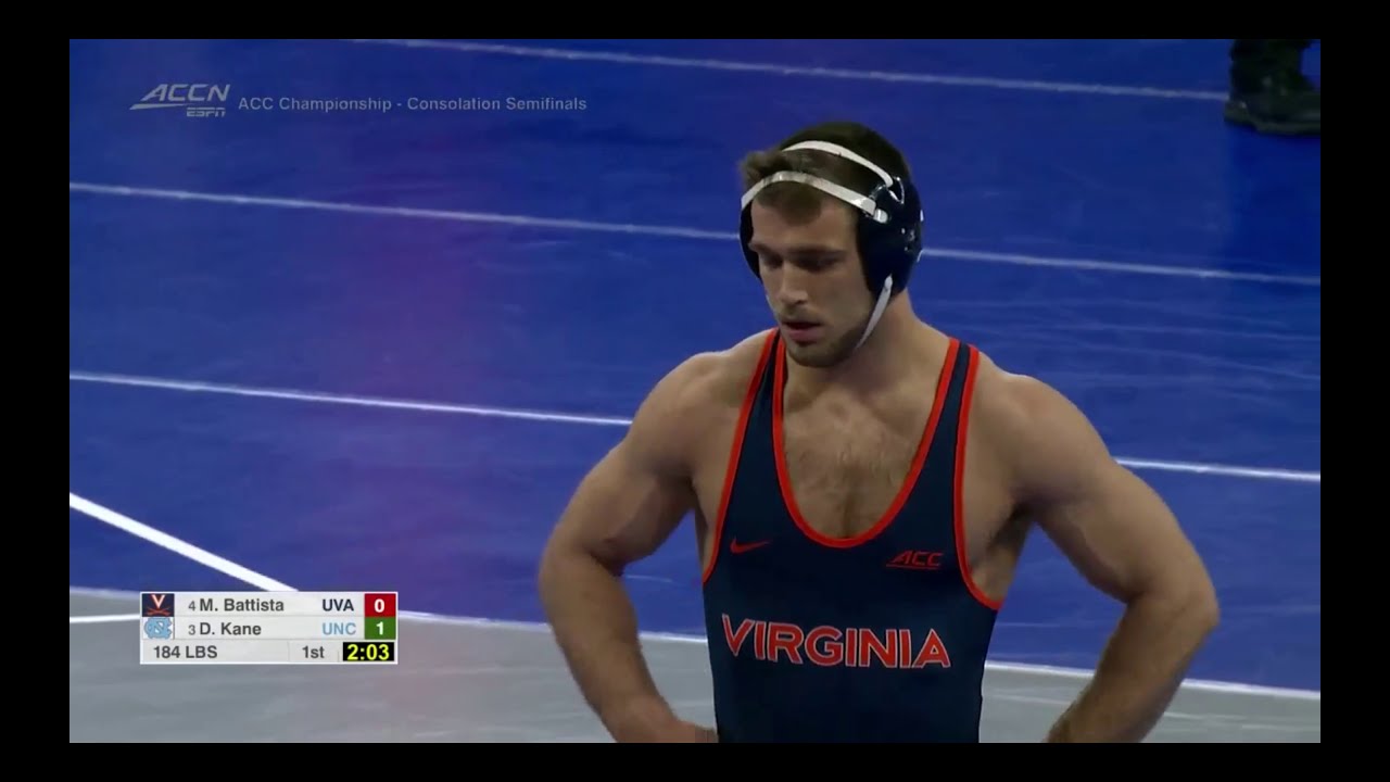 184lbs Devin Kane (North Carolina) dec Michael Battista (Virginia)