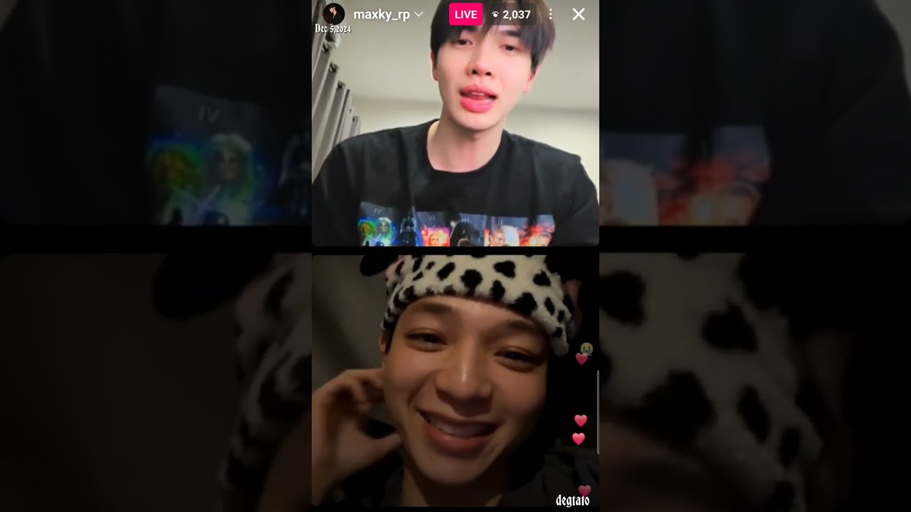 MaxkyBas IG ,Tiktok lived post #foureveryouEp10  Dec 5 ,2024 #แม็กกี้บาส #โจฮันนอร์ธ