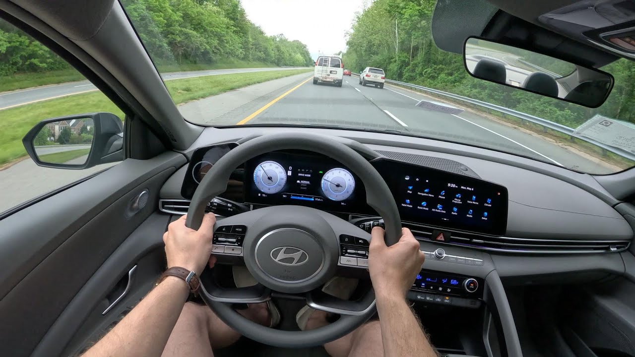 Hyundai Elantra SEL 2024 года — тест-драйв от первого лица