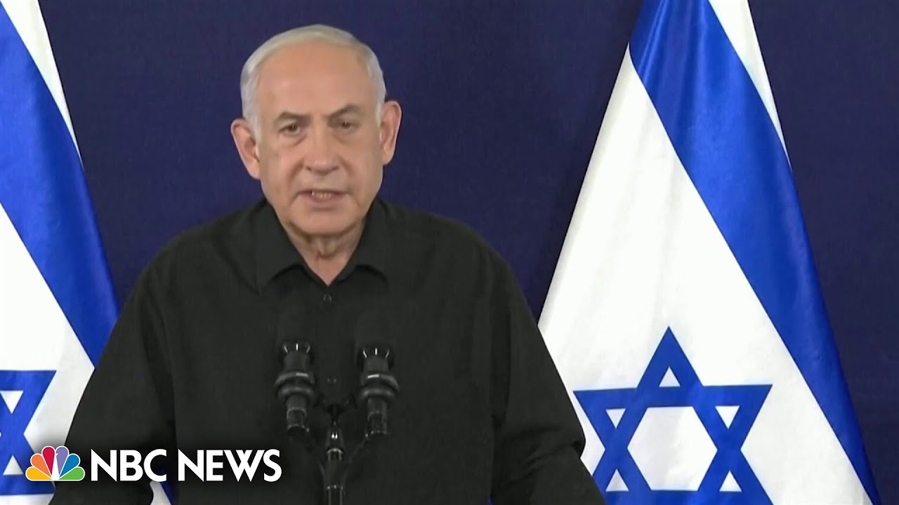 Netanyahu says ceasefire ‘will not happen’ in speech pointed at international audience