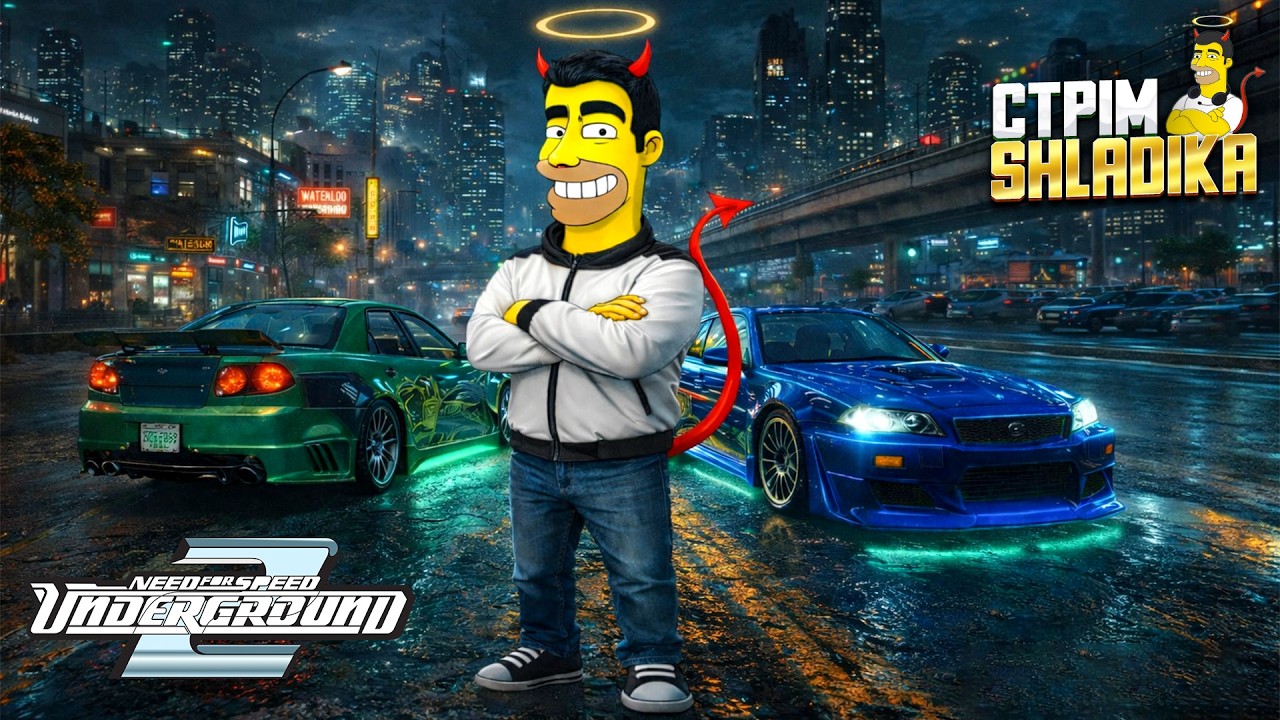 ЗАПУСТИВ NFS 2004 РОКУ!  | Ганяємо у Need for Speed: Underground 2 | #1 | Стрім SHLADIKSHOW