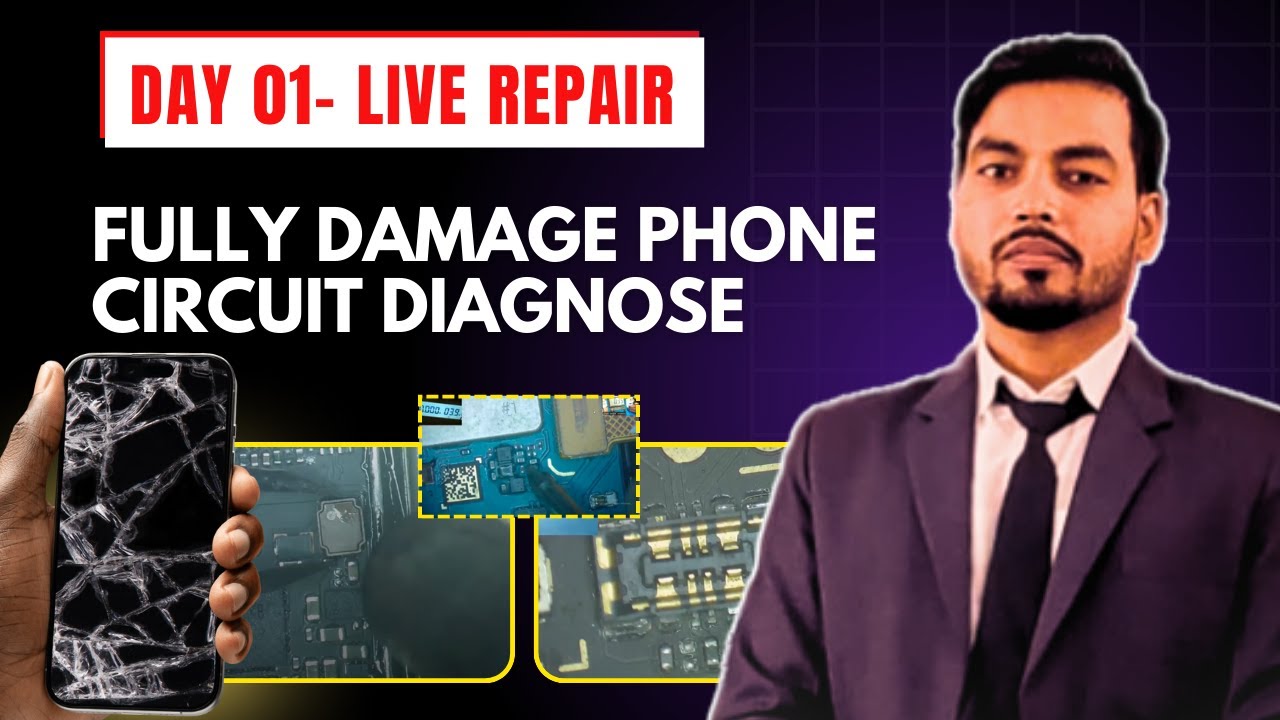Complete Dead Mobile Circuit Diagnose | Fully Damage Phone Circuit Diagnose | Smart Mobile Solution