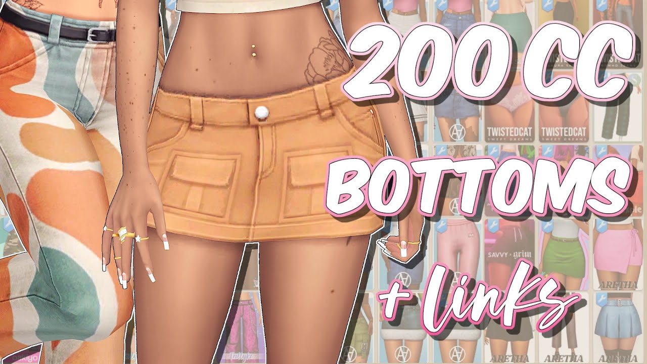 MAXIS MATCH FEMALE BOTTOMS COLLECTION (Part 1) 🌺 | sims 4 cc + links
