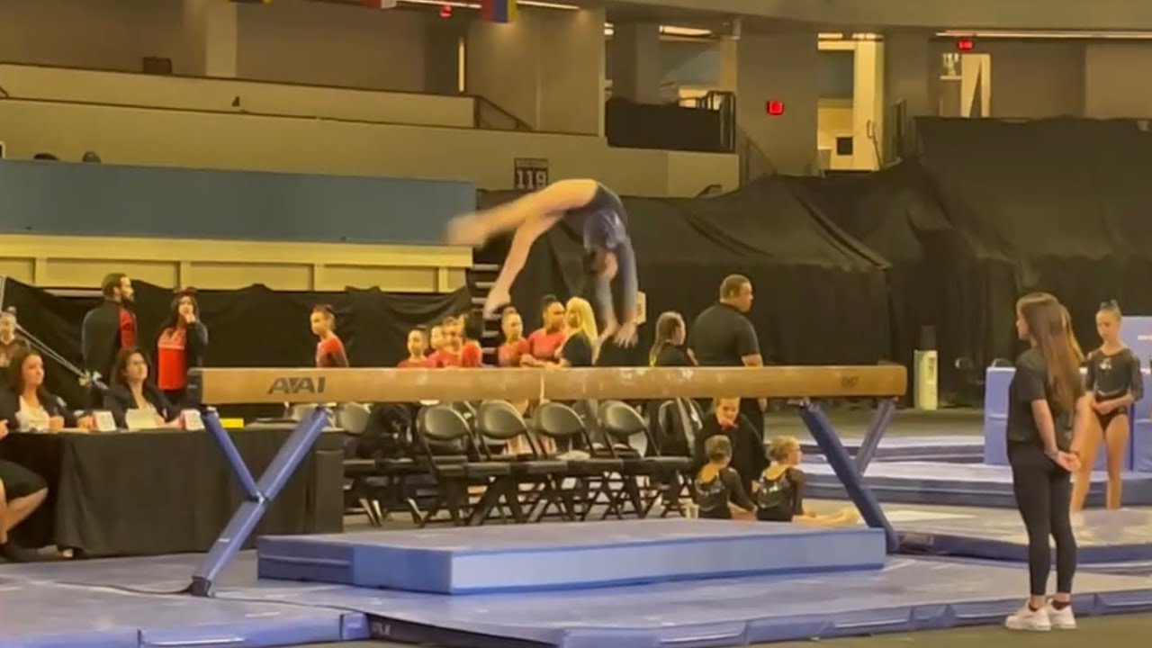 Full Level 6 Beam Routine 🥈9.500 Presidential Classic