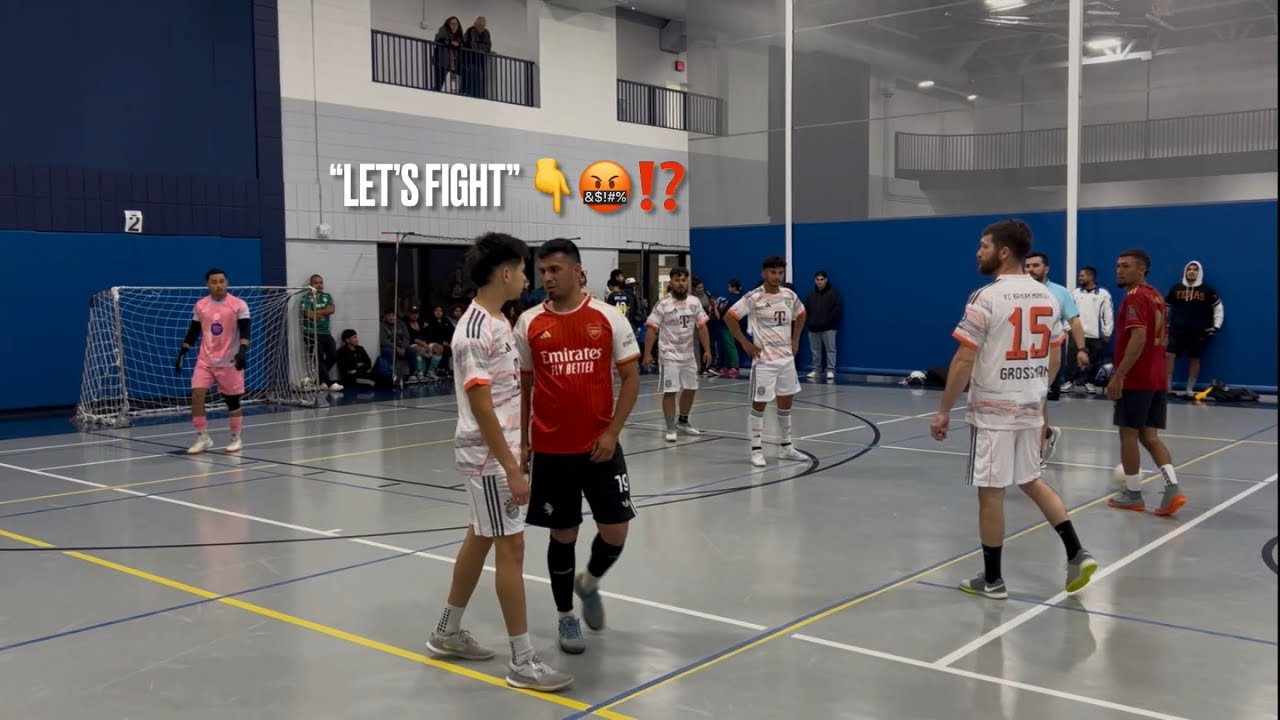 INTENSE Indoor Soccer Game gets Physically PERSONAL!
