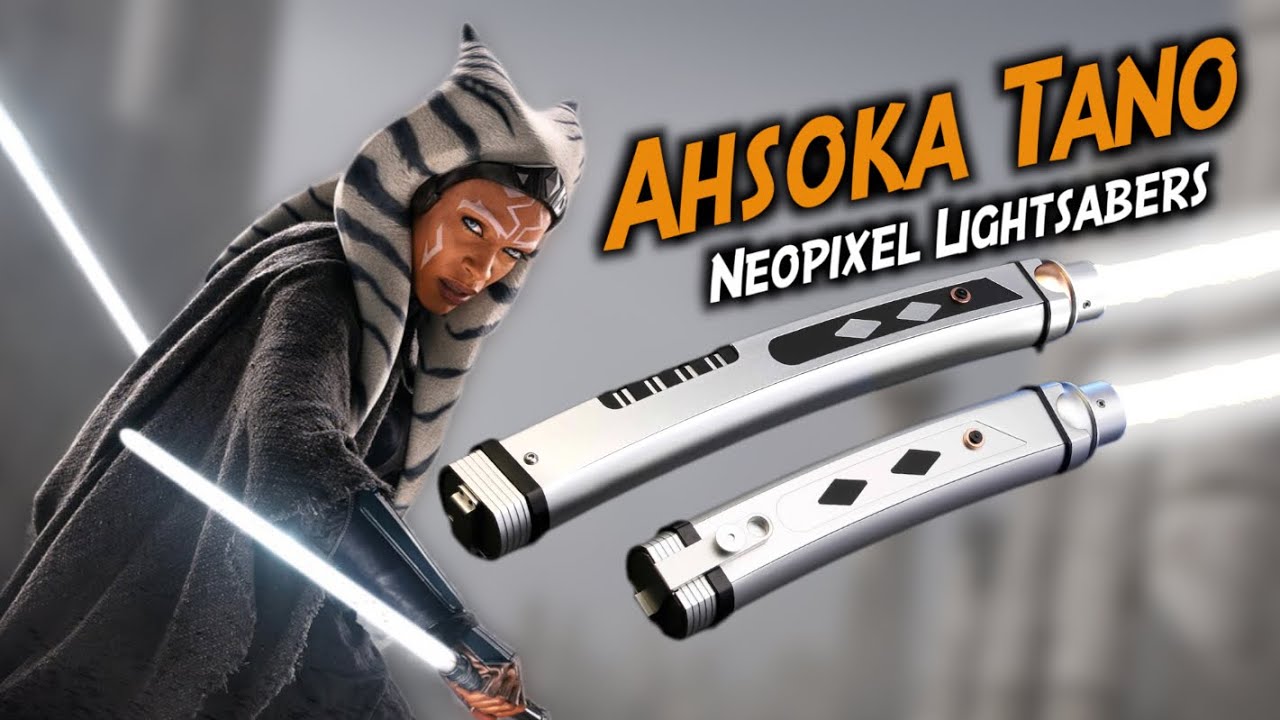 Ahsoka Tano’s Neopixel Lightsabers Are Awesome! (Artsabers)