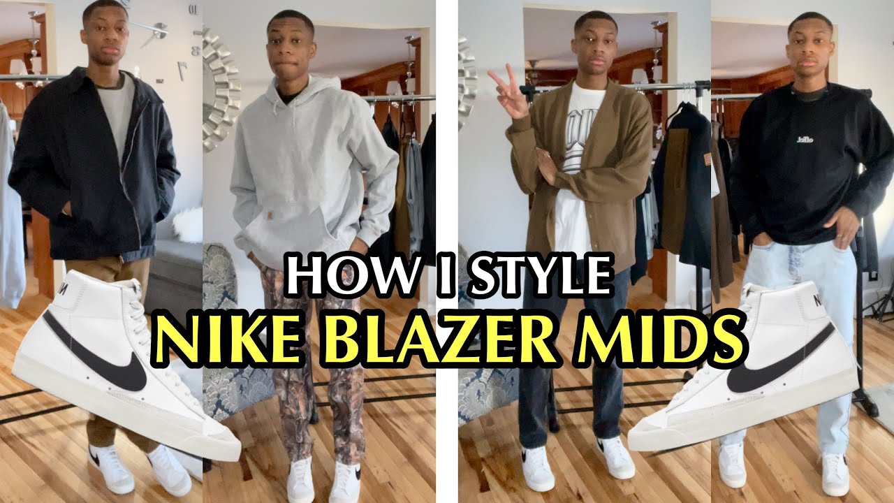 HOW I STYLE NIKE BLAZER MID'S &lsquo;77 SNEAKERS (CASUAL OUTFIT IDEAS 2021)