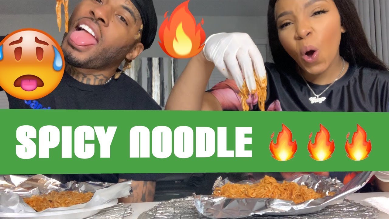 EXTREME Spicy Noodle Mukbang (NO FORKS ALLOWED)