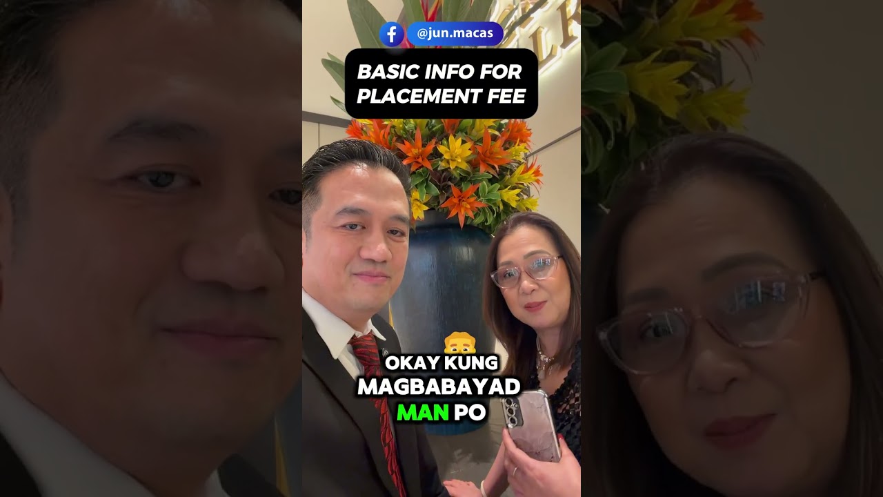 Placement Fee Explained | Ano ang Totoo at Ano ang Hindi sa Pag-aabroad