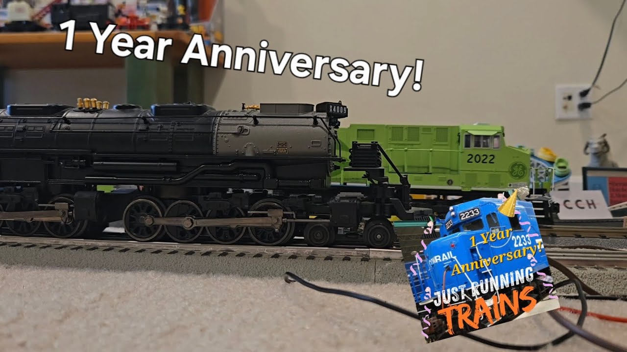 Just Running Trains 1 Year Anniversary!