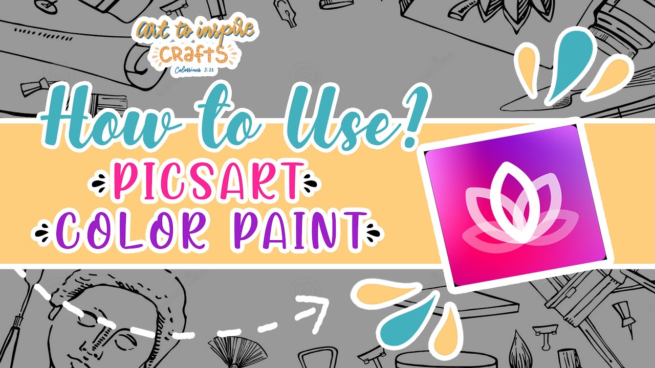HOW TO USE PICSART COLOR PAINT | Basic Tools