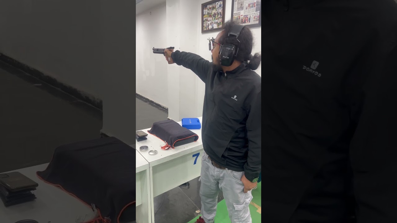 10m Air Pistol Shooting Training #olympics #issf #shooter #pistolshooting #raipur #shootingtraining
