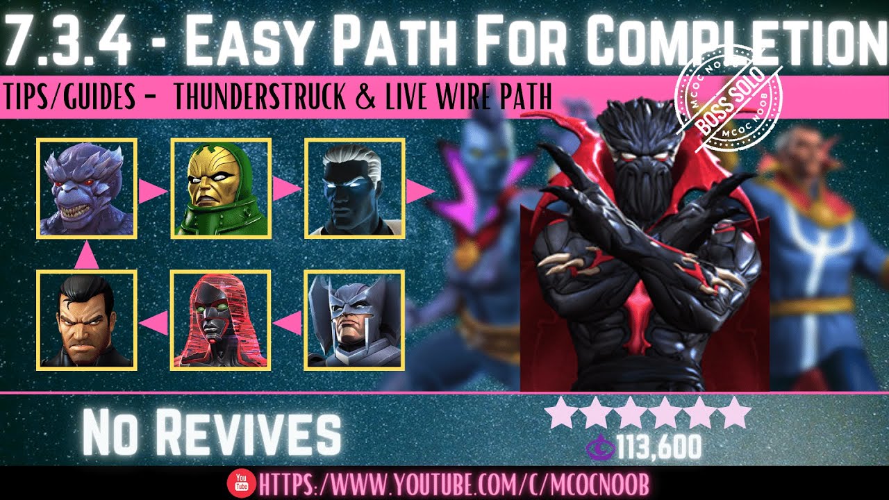 MCOC: Act 7.3.4 - Easy Path for Completion - (Book 2, Act 1.4) - Symbiote Supreme - Tips/Guides