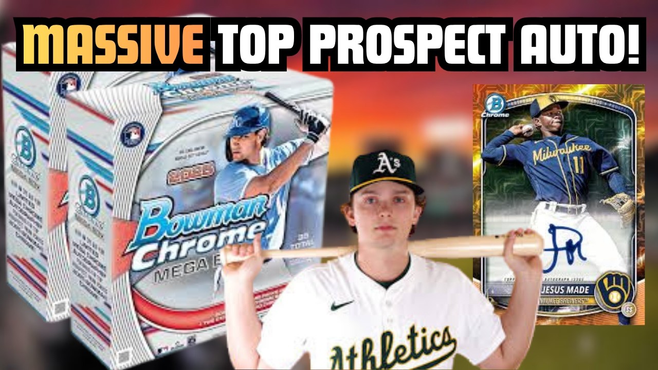 -UNBELIVABLE TOP PROSPECT AUTO- 2025 Bowman Chrome MEGA'S!