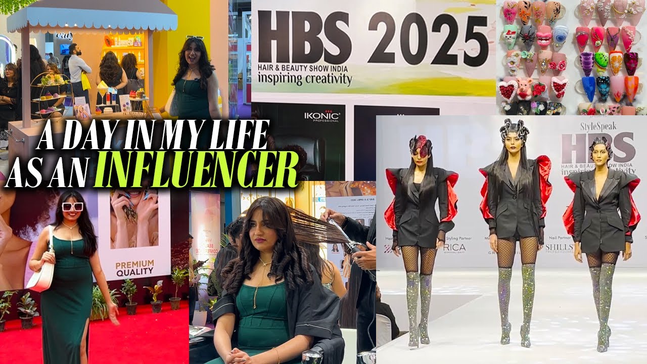 My Glam Day at HBS Mumbai 💖 | Brand Collab + BTS as an Influencer!