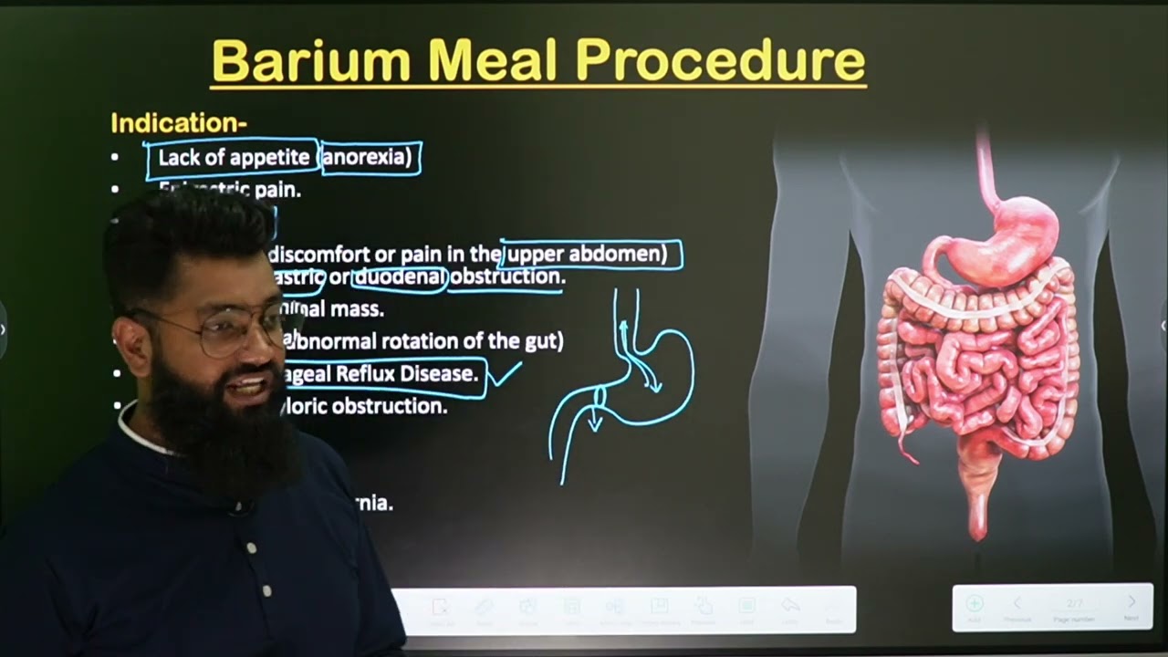 Barium Meal Procedure || Part -1 || In Hindi || Radiology Procedure ||