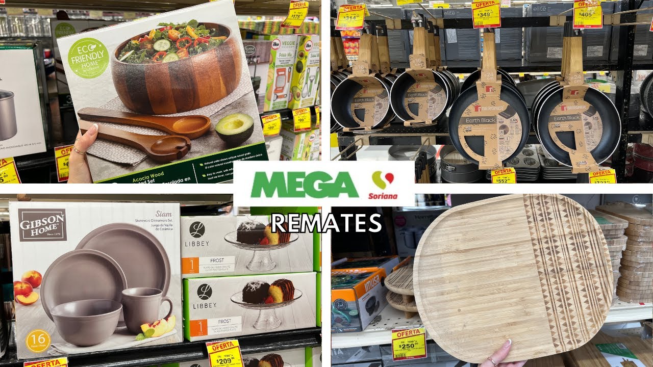 REMATES EN ARTÍCULOS PARA TU COCINA EN MEGA SORIANA/ INCREÍBLES DESCUENTOS