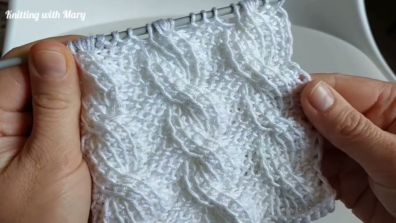 Fantastic💯👌How to crochet the cable stitch with the tunisian crochet #tunisiancrochet #crochet