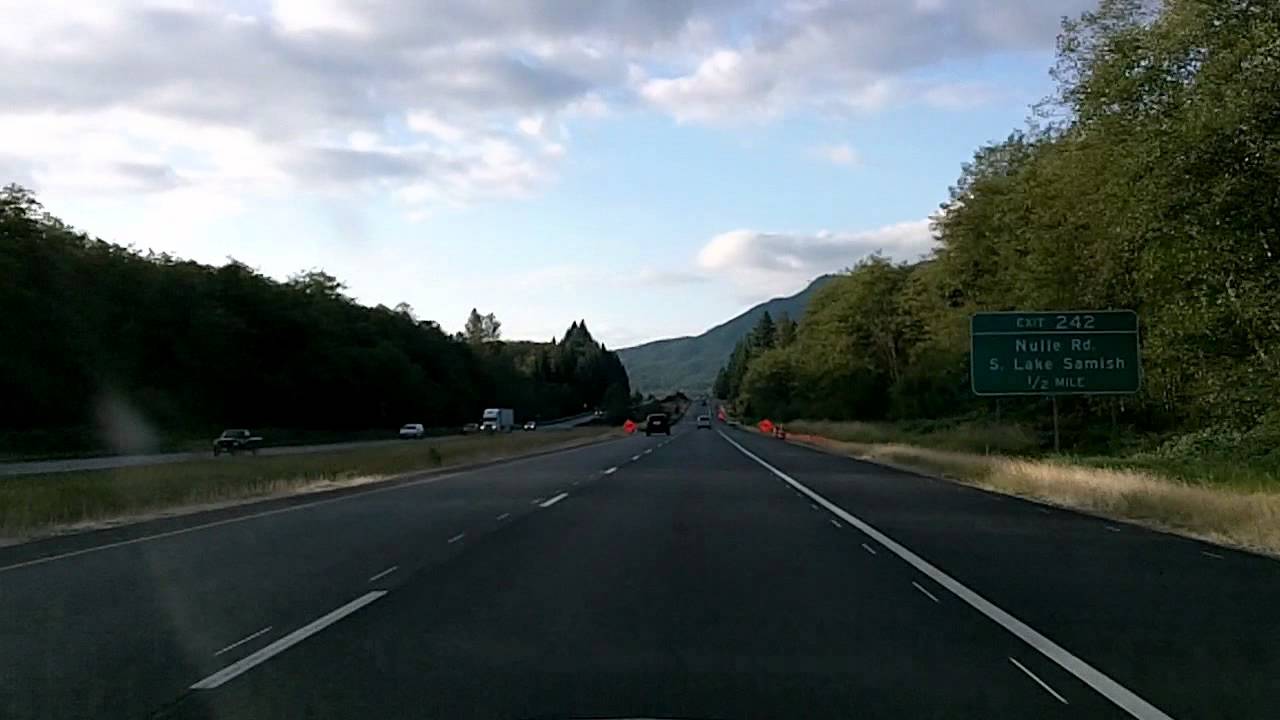 Interstate 5, Washington State: Northbound, Exit 232 to 252 to Bellingham
