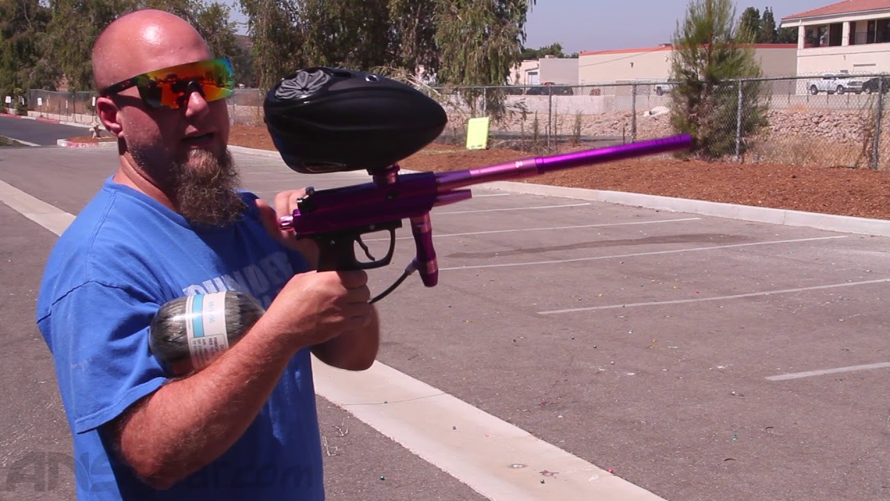 Azodin KDII Paintball Gun - Shooting