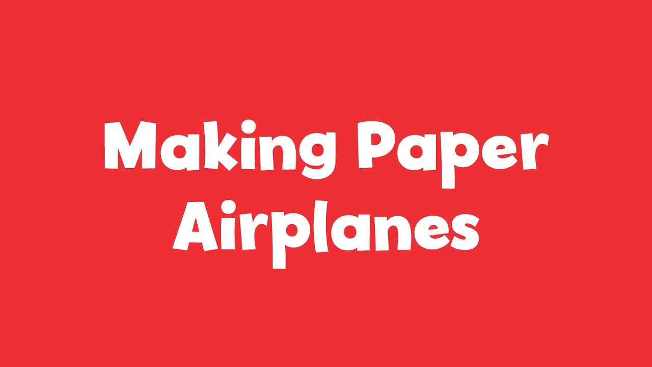 At Home With Clifford | Making A Paper Airplane