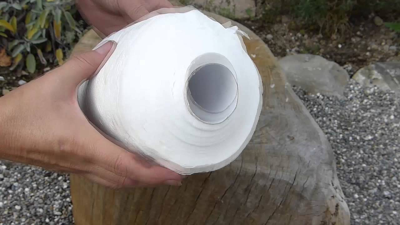 Nature Flow - Klorollen Fackel selber machen