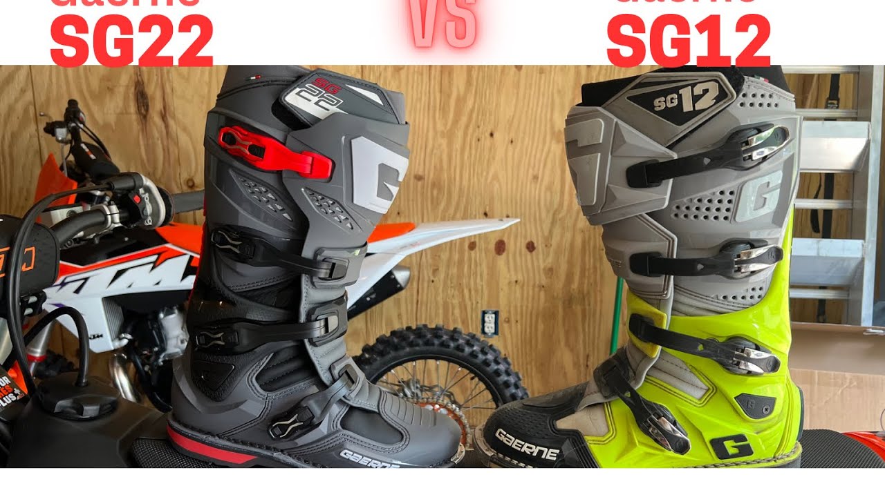 Gaerne SG22 против Gaerne SG12