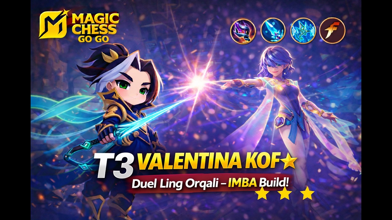 T3 VALENTINA KOF🔥Duel Ling Orqali — IMBA Build!