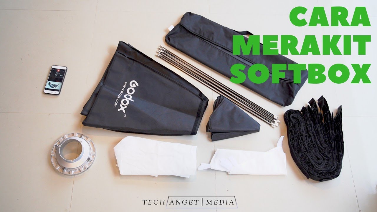 CARA MERAKIT SOFTBOX OCTAGON GODOX GRID 120CM INDONESIA