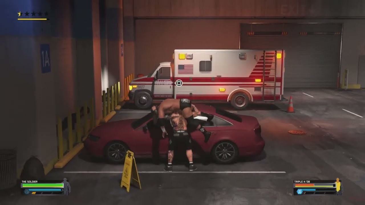 WWE 2K25   Triple H VS Soldier StreetFight