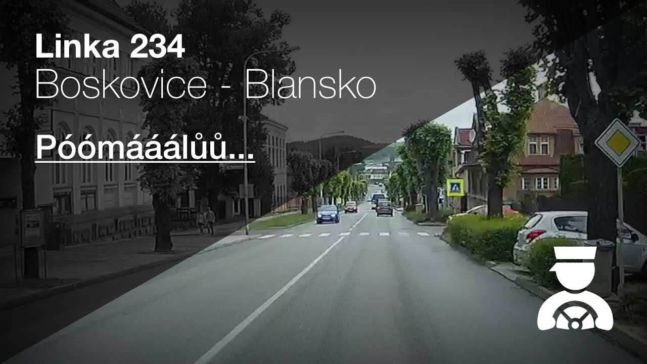 Linka 234: Boskovice - Blansko (normální rychlost)