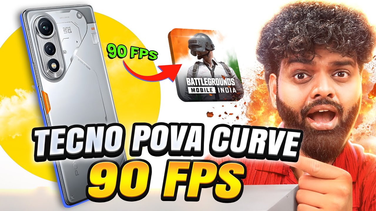 Tecno Pova Curve - 90 FPS BGMI Test 🔥 Dimensity 7300 Ultimate