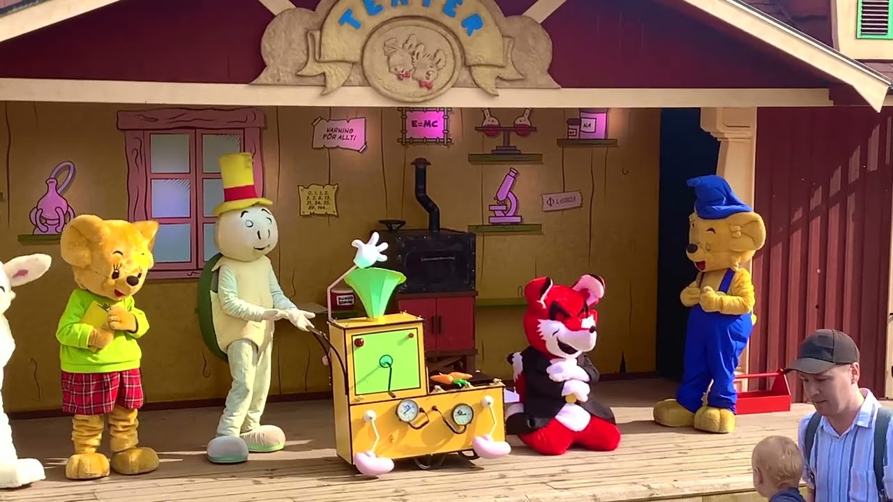 Bamseteater 30-6-23-Bamse och den kluriga uppfinnartävlingen på Kolmarden