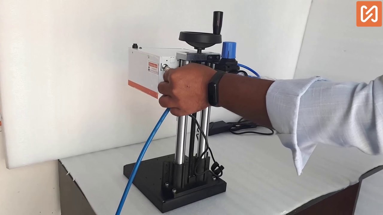 Installation of Simple Marker | MarknStamp| Manufacturer of dot peen marking machines